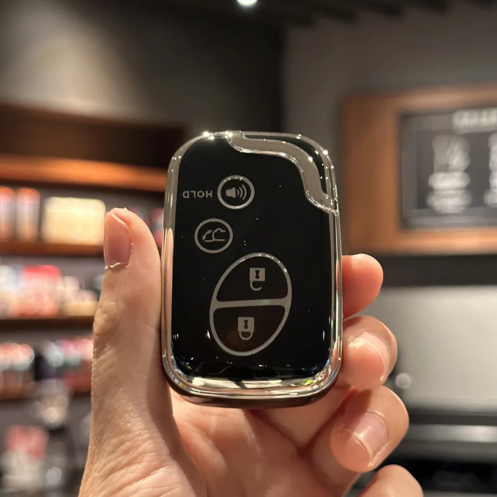Car Key Fob Case Cover with PU Leather Keychain for Lexus GX460 RX350 ES350 IS250 GX460 LX570 IS350 GS430 GS300 GS450h - Image 3