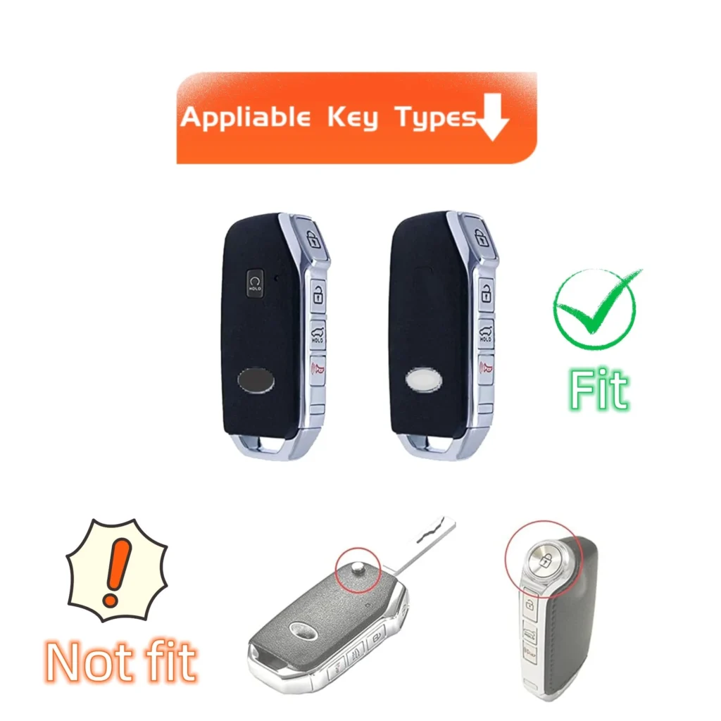 Car Key Case Cover Fob Shell for Kia Ceed Cerato Forte NIRO Seltos Sorento Soul Sportage Telluride K5 Smart Keyless Remote Key - Image 2