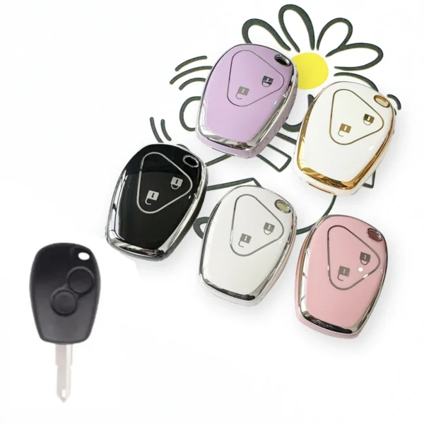 Couple car anti fall key case suitable for Renault Megane Modus Espace Laguna Duster Logan Dacia Sandro Fluence Clio Kango Nissa