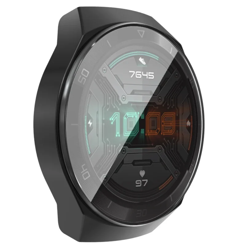 All-Around Frame Full Protective Case For Huawei watch GT 2e Stylish tpu plating Screen Protector Cover For Huawei watch GT2e - Image 4