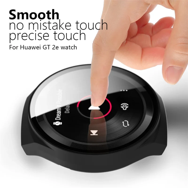 Tempered Glass+Case For Huawei Watch GT2e Screen Protector Bumper Cover Frame for Huawei Watch Gt2e Matte Hard Cases accessories - Image 5