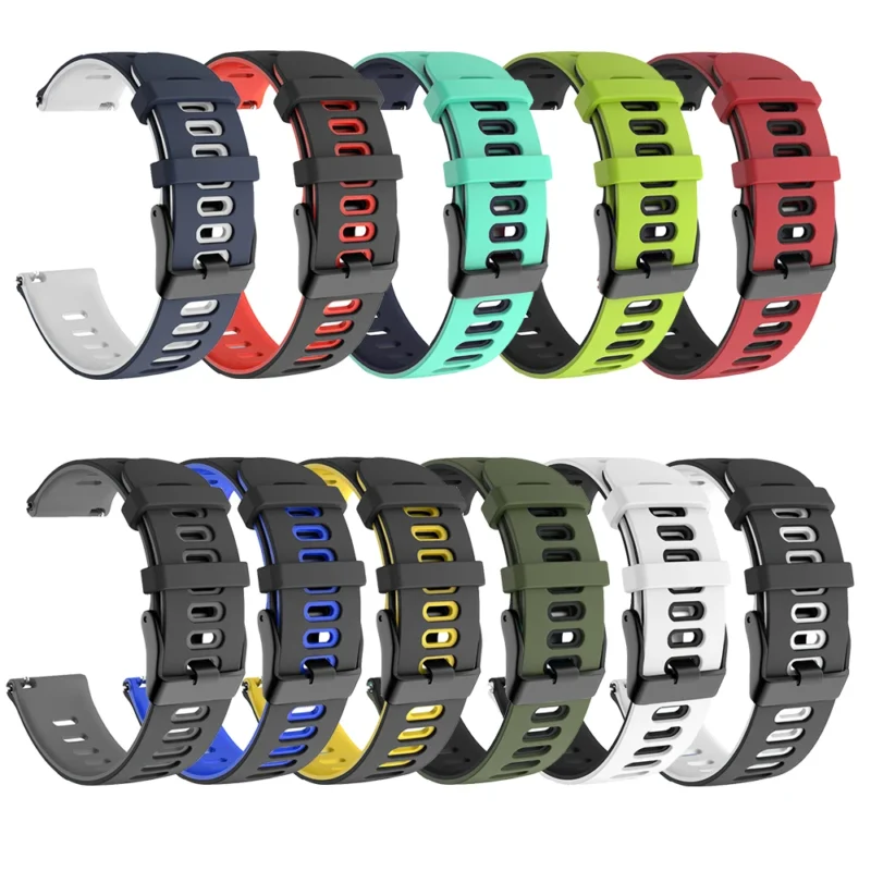 Silicone 22 20mm Watch Strap for HUAWEI WATCH GT 4 Pro 46mm Band GT 3 SE 2 42mm HONOR Magic Watch4 GS 3 Pro Replacement Bracelet - Image 3