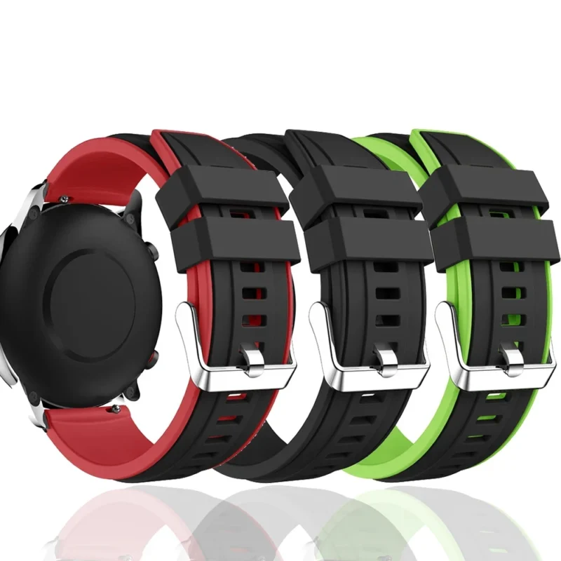 Silicone 22 20mm Watch Strap for HUAWEI WATCH GT 4 Pro 46mm Band GT 3 SE 2 42mm HONOR Magic Watch4 GS 3 Pro Replacement Bracelet - Image 4