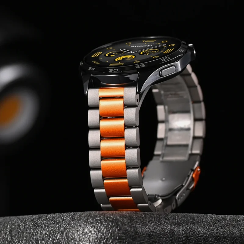 22mm Watchband For Samsung Gear S3 Galaxy Watch 3 45mm Metal Stainless Steel Strap For Huawei GT 5 4 3 2 2E GTR4 GTR3 GTR2E Band - Image 3