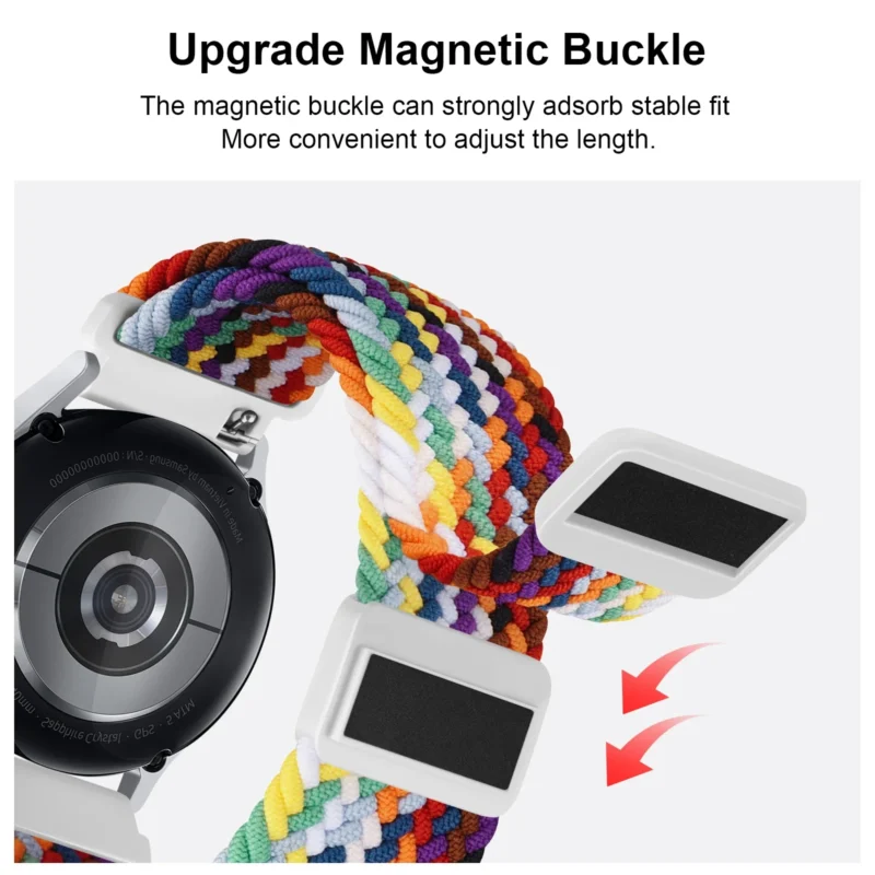 22mm Band For Huawei Watch 4 3 Pro/GT 4 3 2 46mm/GT Active/GT 46mm 42mm/GT 2e Strap Braided Magnetic Bracelet Watchband - Image 4