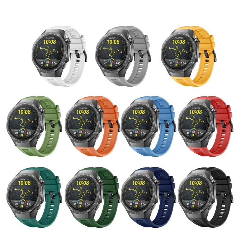 22mm Silicone Band For Huawei GT5 pro 46mm Sport Watchband Accessories Band For Huawei GT4 46mm GT2e Bracelet Replaceable Correa - Image 5