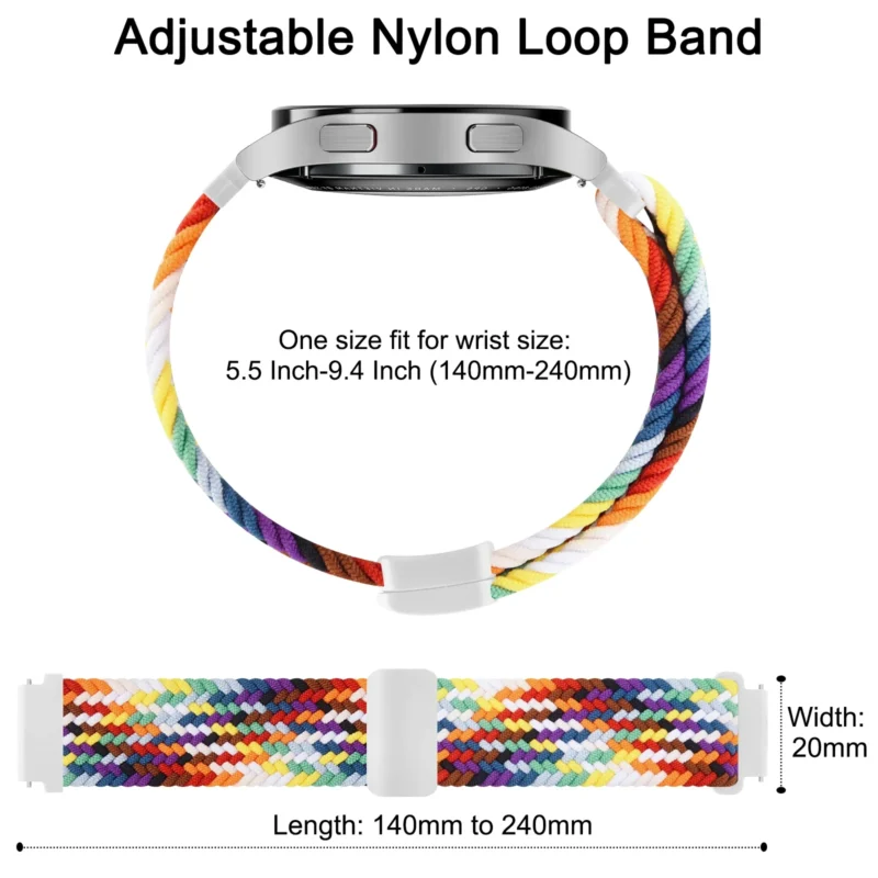 22mm Band For Huawei Watch 4 3 Pro/GT 4 3 2 46mm/GT Active/GT 46mm 42mm/GT 2e Strap Braided Magnetic Bracelet Watchband - Image 3