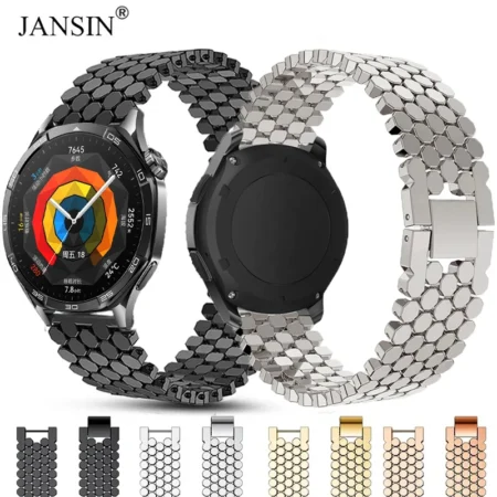 Stainless Steel Strap For Huawei GT5 Pro GT4 GT3 GT2 GT 46mm Metal Band For Huawei Watch GT 5 4 3 2 2E Bracelet 22mm Watchband