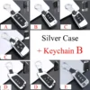 Silver and KeychainB