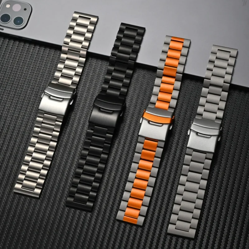 22mm Watchband For Samsung Gear S3 Galaxy Watch 3 45mm Metal Stainless Steel Strap For Huawei GT 5 4 3 2 2E GTR4 GTR3 GTR2E Band - Image 5