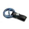 TI069 baked blue titanium electrode Edge + black leather
