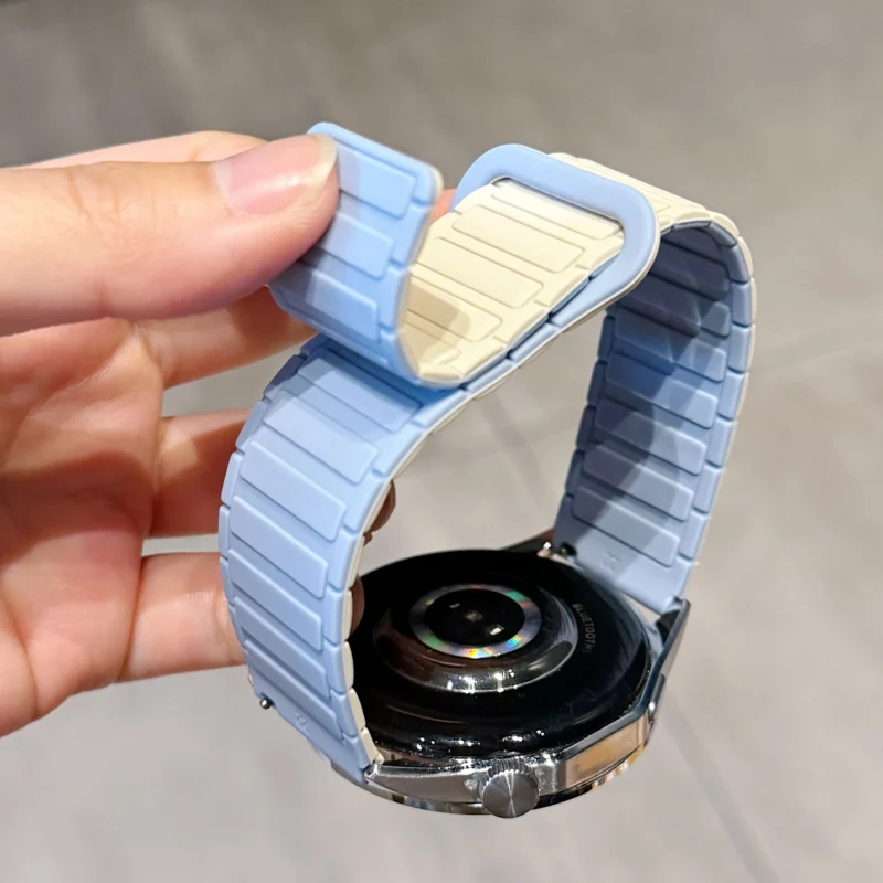 20 22mm Magnetic Silicone Strap For Huawei Watch GT2 3 4 5/GT5Pro 46mm 42mm GT2Pro GT2e Sport Bracelet Correa Honor ES/GS 4 3 3i - Image 2