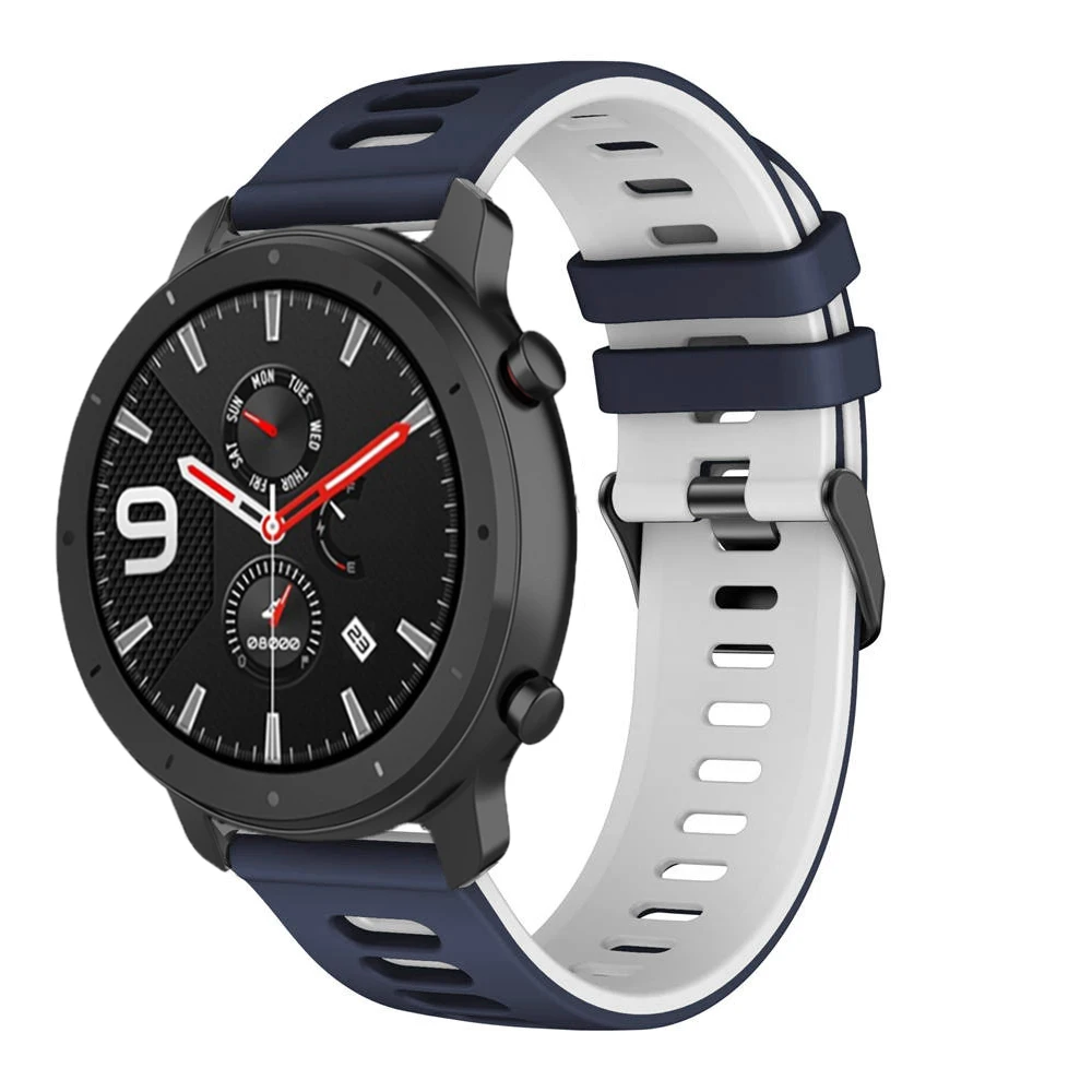 Dark blue white A