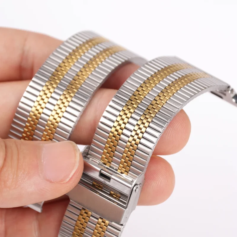 18mm 22mm 20mm Watch Band For Samsung Galaxy Watch 7/6/5/4/3 40mm 44mm S3 Active2 Huawei Watch GT4 GT3 Gt2e Stainless Steel Band - Image 4