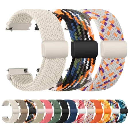 22mm Band For Huawei Watch 4 3 Pro/GT 4 3 2 46mm/GT Active/GT 46mm 42mm/GT 2e Strap Braided Magnetic Bracelet Watchband