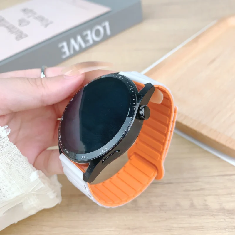 20 22mm Magnetic Silicone Strap For Huawei Watch GT2 3 4 5/GT5Pro 46mm 42mm GT2Pro GT2e Sport Bracelet Correa Honor ES/GS 4 3 3i - Image 6