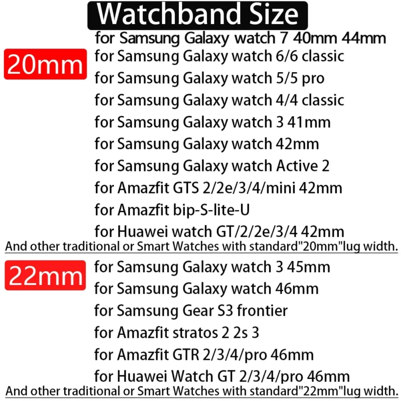 Strap For Samsung Galaxy Watch 6 5 4 Classic/Pro/7/FE/40 44mm Nylon Braided Loop Correa Bracelet Huawei GT 2e 3 4 Band 20mm 22mm - Image 6