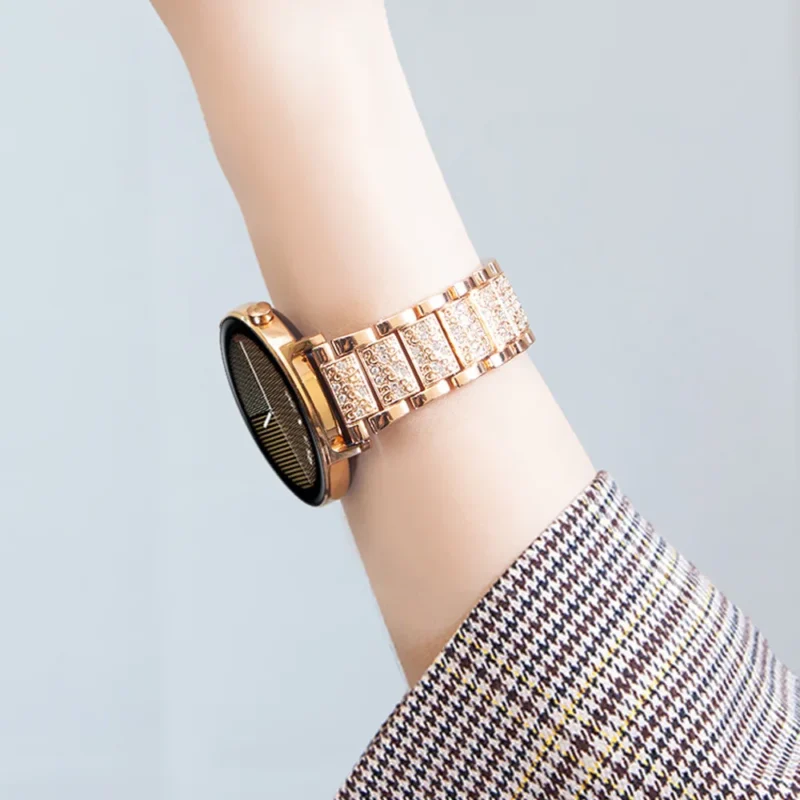 Diamond Band For Huawei Watch GT 5 41mm 46mm Women Bracelet Metal Strap For Huawei Watch 4 4Pro 3 3Pro GT5 Pro GT4 GT3 GT2 GT2e - Image 6