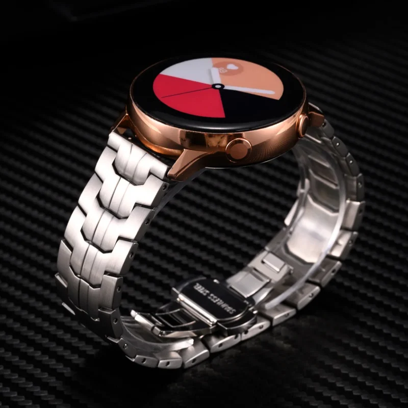 22mm Stainless Steel Band For Huawei Watch GT4 3 2E Metal Bracelet Strap For Xiaomi Mi Watch Color 2 S4 S3 S2 S1 GTR 4 3 2 47mm - Image 5