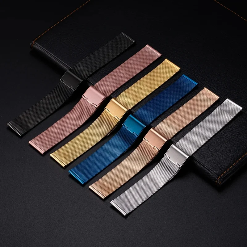 18mm 22mm 20mm Watch Band For Samsung Galaxy Watch 7/6/5/4/3 40mm 44mm S3 Active2 Huawei Watch GT4 GT3 Gt2e Stainless Steel Band - Image 5