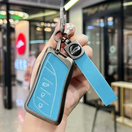 Zinc alloy keychain protective cover suitable for Lexus ES200/250/260 ES300h ES350 UX200 UX250h UX260 smart car remote key case
