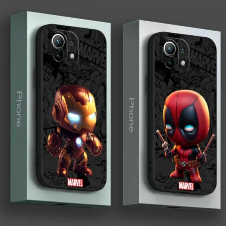 Cute Marvel Superhero Deadpool Phone Case Cover