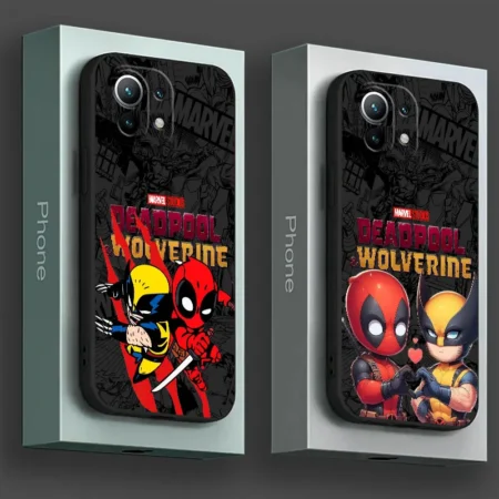 Cartoon Marvel Deadpool Wolverine Phone Case Cover