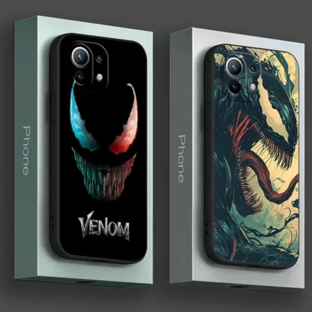 Marvel Black VENOM Art Phone Case Cover