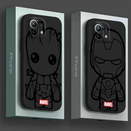 Marvel Groot Ironman Loki Art Phone Case Cover