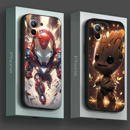 Cartoon Baby Marvel Phone Case Soft Silicone Cover
