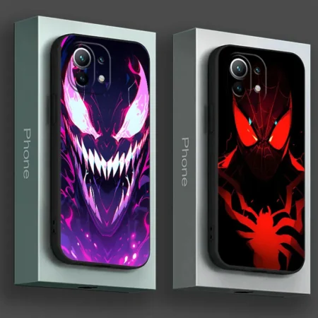 Marvel Venom Spiderman Art Phone Case Soft Cover