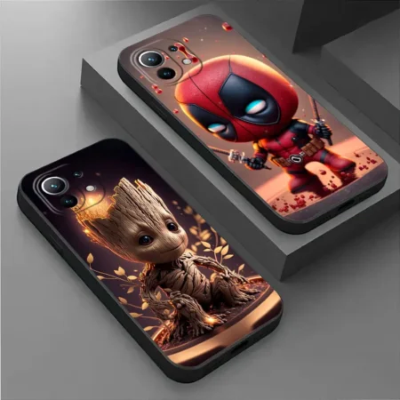 Baby Cute Marvel Groot Deadpool Phone Case Cover