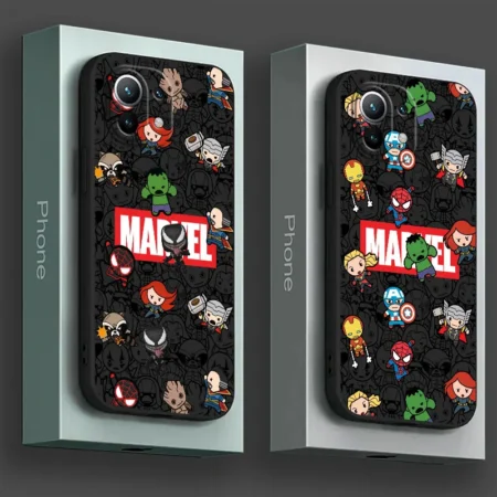 Cartoon Spiderman Groot Marvel Phone Case Cover