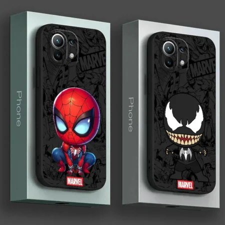 Marvel Venom Sipderman Cartoon Phone Case Cover