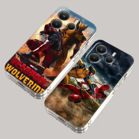 Deadpool 3 Marvel Phone Case Clear Funda