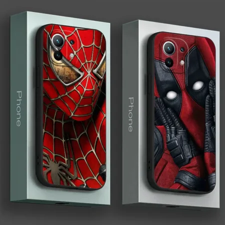Marvel Spiderman Deadpool Venom Phone Case Cover