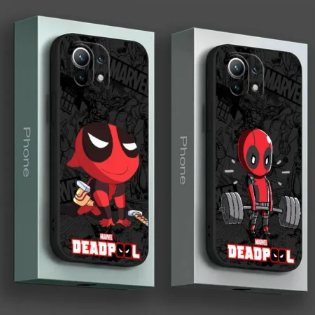 Phone Case Silicone Cover Marvel Deadpool Funny