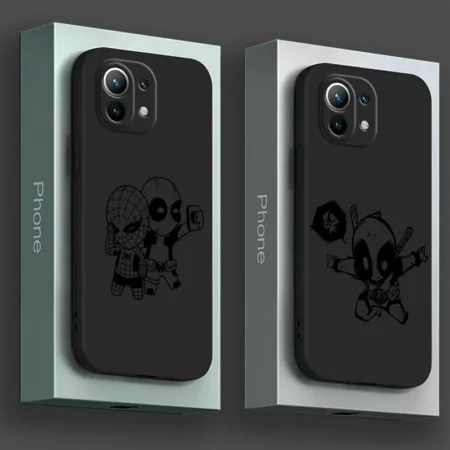 Marvel Cute Phone Case Spider Man Deadpool Cover
