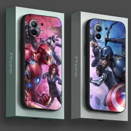 Marvel Ironman Captain America Phone Case Cover