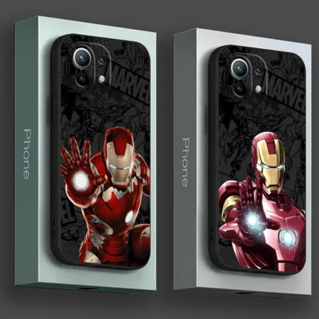 Marvel Hero Iron Man Phone Case Silicon Cover