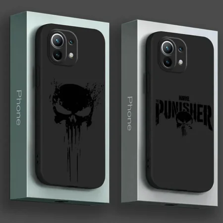 The Punisher Marvel Phone Case Silicone Cover
